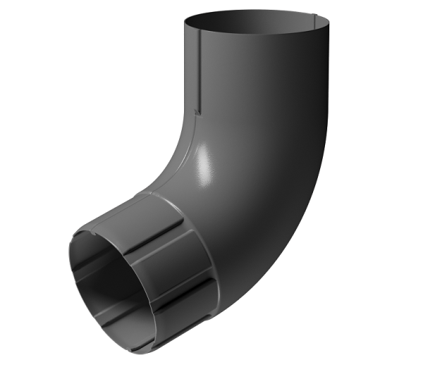 Колено 72° D90 Döcke STAL PREMIUM Графит, (RAL 7024) купить в Ковылкино