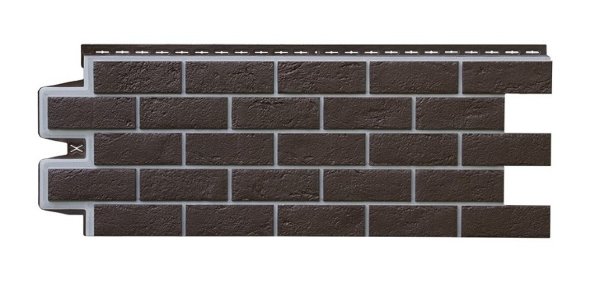 ФП Grand Line состаренный кирпич премиум Шоколадный (шов RAL 7006) купить в Ковылкино