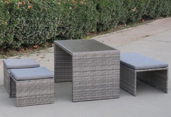 Диван-Трансформер AFINA плетеный из иск. ротанга S330G-W78 Grey купить в Ковылкино