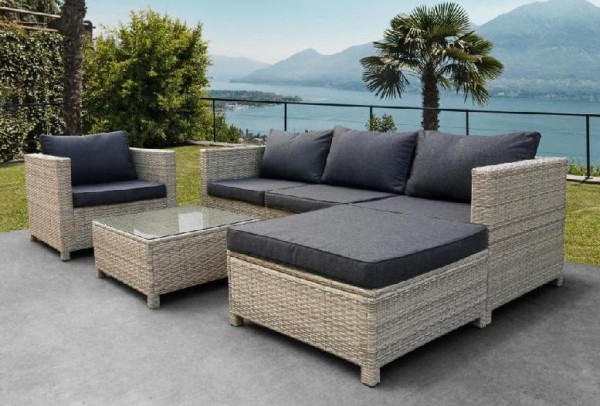 Комплект мебели AFINA плетеной из иск. ротанга YR821G Grey/Grey купить в Ковылкино