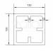 Столб SEQUOIA Evolution 3D WOOD BROWN купить в Ковылкино