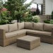 Комплект мебели AFINA плетеной из иск. ротанга YR825B Beige купить в Ковылкино
