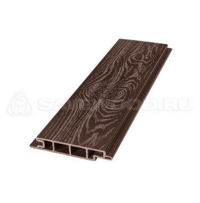 Террасная доска из ДПК SW Padus тангенциальный распил «SaveWood» терракот