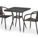 Комплект плетеной мебели AFINA из иск. ротанга T282BNT/Y137C-W53 Brown 2Pcs купить в Ковылкино