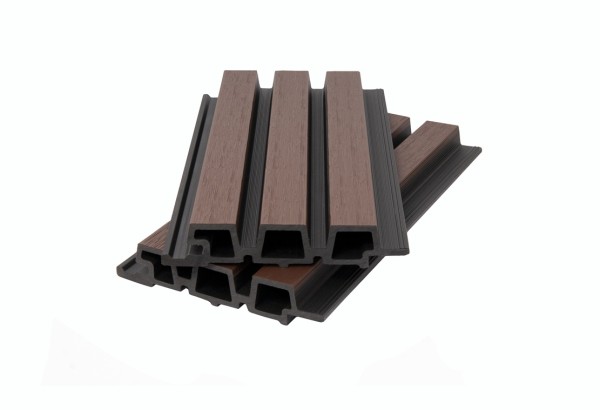Фасадная панель брусковая двухцветная co-extrusion, chocolate mix купить в Ковылкино