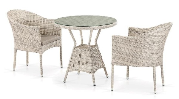 Комплект плетеной мебели AFINA из иск. ротанга T705ANT/Y350-W85 Latte 2Pcs купить в Ковылкино