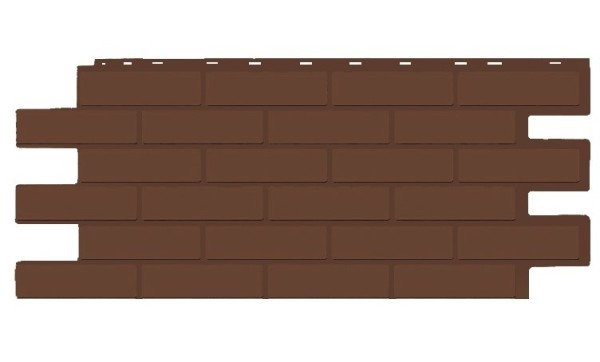 Фасадная панель T-Siding Кирпич Модерн Эко Браун купить в Ковылкино