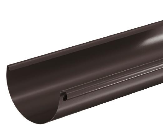 Водосток Aquasistem, система 125x90 - Водосточный желоб 3.00м RR 32 Тёмно Коричневый купить в Ковылкино