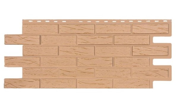 Фасадная панель T-Siding Кирпич Саман Эко Крем купить в Ковылкино